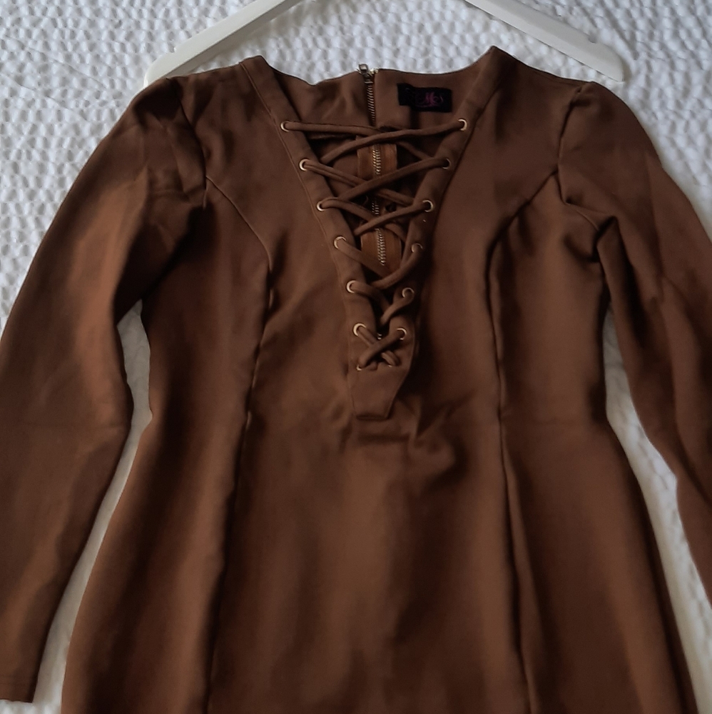 Long sleeve mini Dress( used only once)